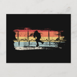 Carte Postale Rétro de hockey sur glace