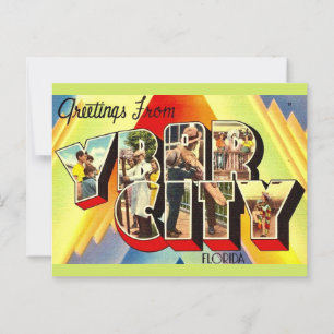 Carte postale rétro de Ybor City