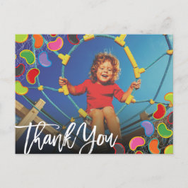 Carte Postale Retro Jellybeans Pop Kids Photo Anniversaire Merci