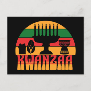 Carte Postale Retro Kwanzaa