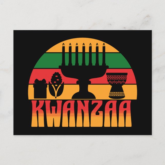 Carte Postale Retro Kwanzaa (Devant)