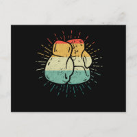Retro Love Boxer Lover Boxer Gants Drôle