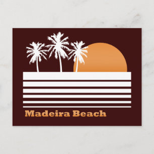 Carte postale Retro Madeira Beach