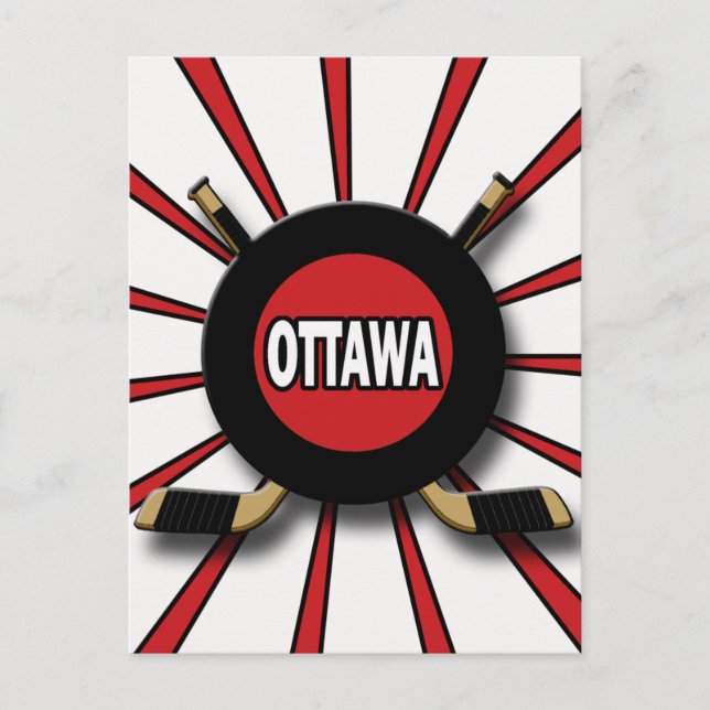 CARTE POSTALE RETRO OTTAWA HOCKEY (Devant)