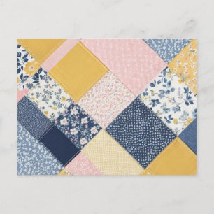 Carte Postale Retro Retro Retro Patchwork