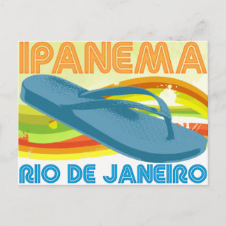 Carte Postale Retro Rio Ipanema