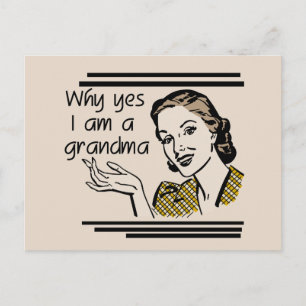 Carte Postale Rétro T-shirts et cadeaux de grand-maman