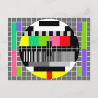 Carte postale 'Retro Television'