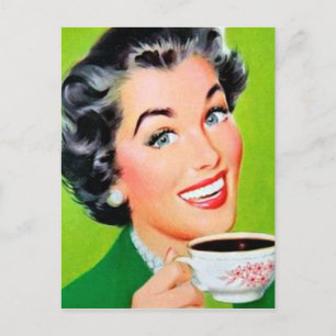 carte postale rétro vintage