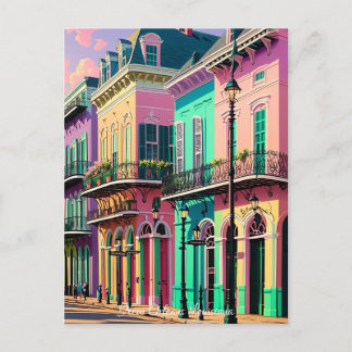 Carte Postale Retro Vintage Nouvelle-Orléans Louisiane