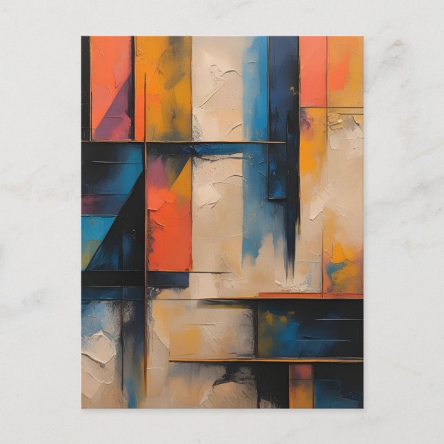 Carte postale Retro Wave Design 01 (Devant)