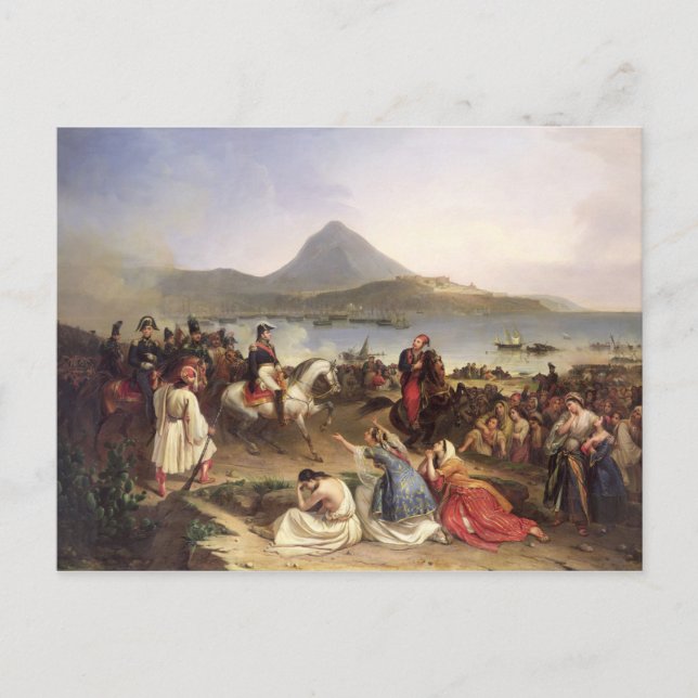 Carte Postale Réunion Entre Le Général Nicolas Joseph Maison (Devant)