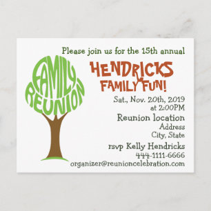 Carte Postale Réunion familiale