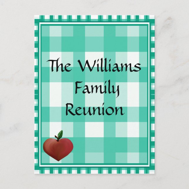 Carte postale Reunion familiale (Devant)