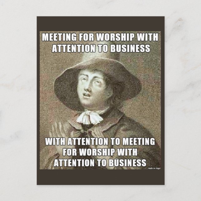 Carte postale Réunion professionnelle (Devant)