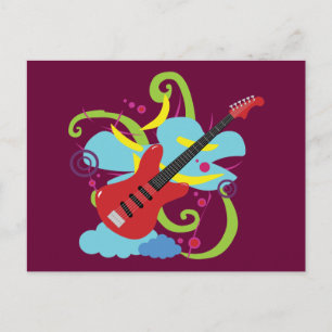 Carte Postale Rêve de solo de guitare
