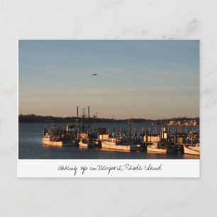 Carte Postale  Réveil à Newport, Rhode Island