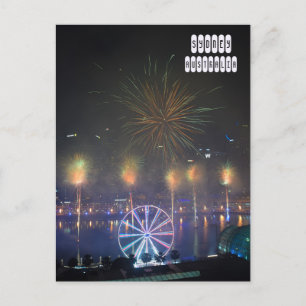 Carte Postale Réveillon du Nouvel An de Sydney