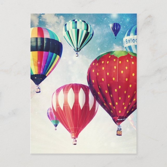 Carte Postale Rêver de ballons à air chaud (Devant)
