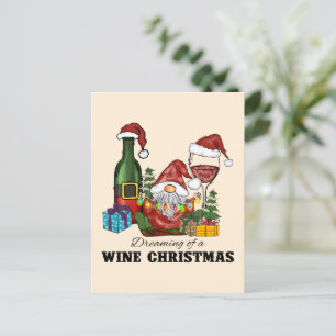 Carte Postale Rêver d'un Noël de vin