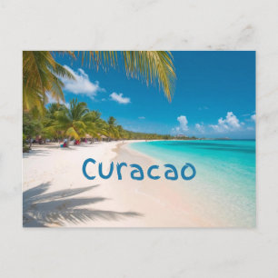 Carte Postale rêverie de la plage de Curacao