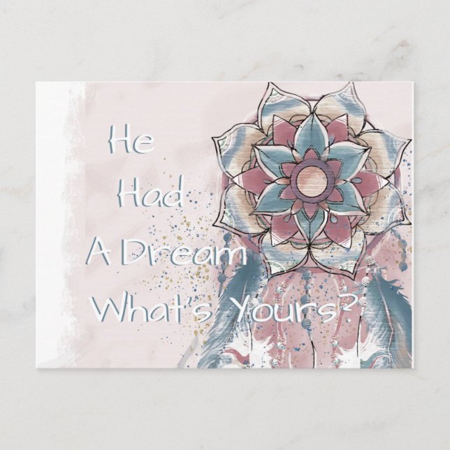 Carte Postale Rêves MLK (Devant)