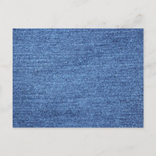 Carte Postale Revêtement bleu blanc Denim - Regarder l'image