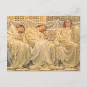 Carte Postale Rêveurs par Albert Joseph Moore, Art victorien