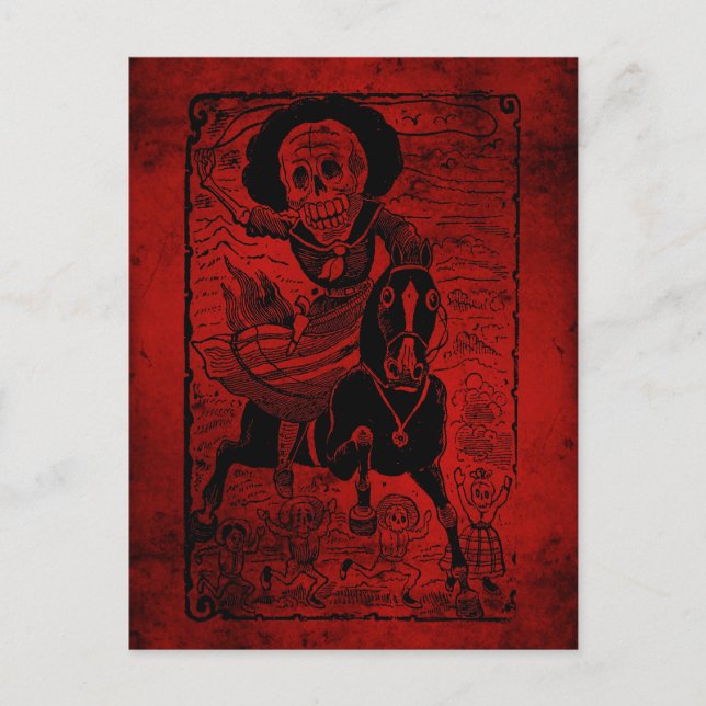 Carte Postale Revolucionaria par José Guadalupe Posada (Devant)