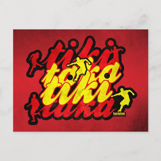 Carte Postale Révolution du football espagnol (Devant)