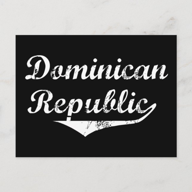 Carte Postale Revolution en République Dominicaine (Devant)