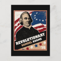 Carte postale révolutionnaire Samuel Adams