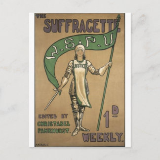 Carte Postale Revue Suffragette