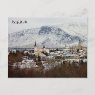 Carte Postale Reykjavik, Islande