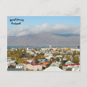 Carte Postale Reykjavík, Islande