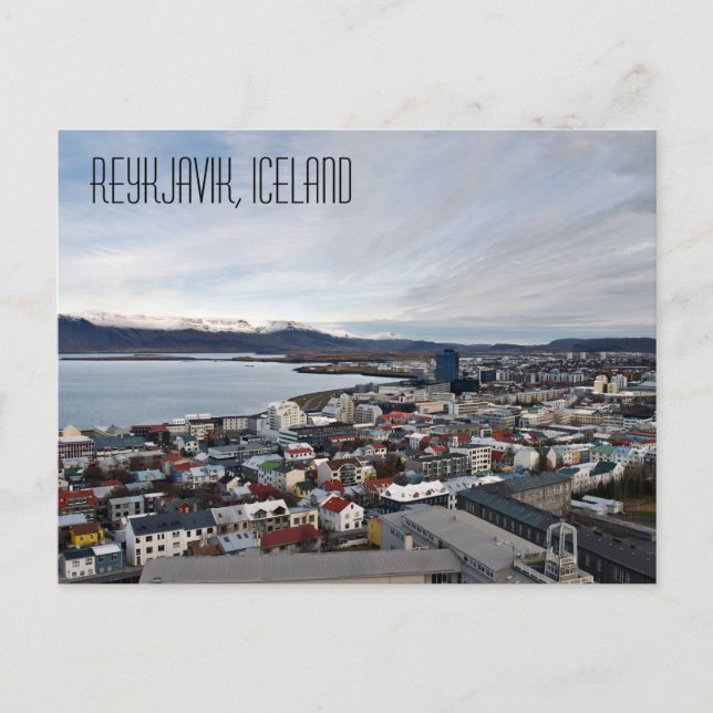 Carte Postale Reykjavik, Islande (Devant)