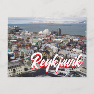 Carte Postale Reykjavik Islande