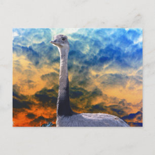 Carte Postale Rhea sur Red Stormy Sky