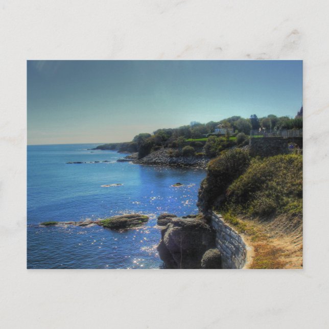 Carte Postale Rhode Island, Newport Cliff Walk - (Devant)