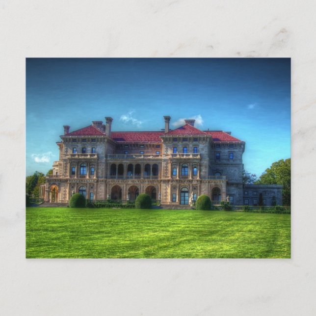 Carte Postale Rhode Island, Newport Mansion photo (Devant)