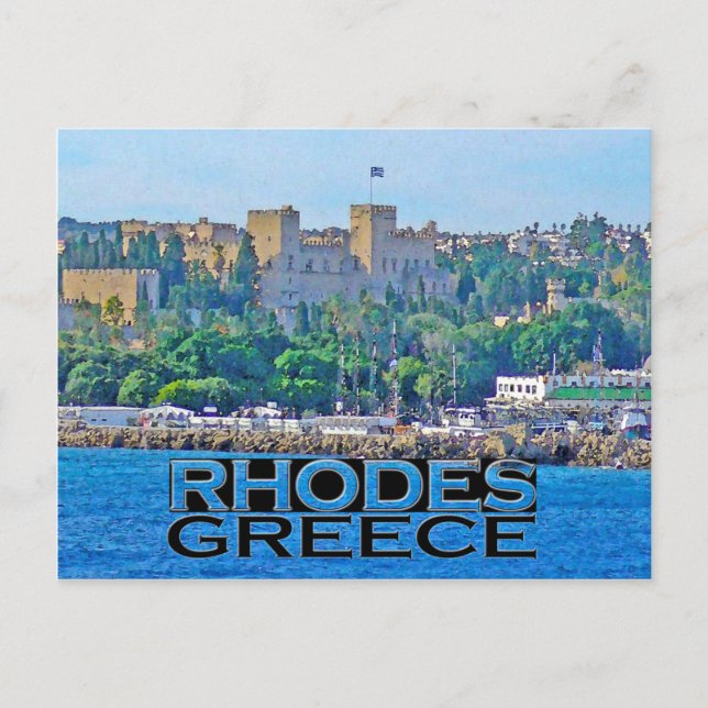 Carte Postale Rhodes (Devant)