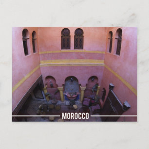 Carte Postale Riad marocain, Marrakech Maroc
