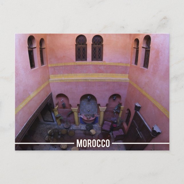 Carte Postale Riad marocain, Marrakech Maroc (Devant)