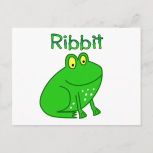 Carte Postale Ribbit de grenouille
