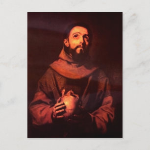 Carte Postale Ribera, Jos ? de Hl. Franz von Assisi 1643 Techniq