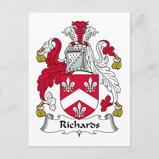 Carte Postale Richards Family Crest (Devant)