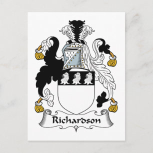 Carte Postale Richardson Family Crest