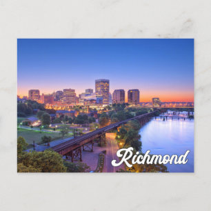Carte Postale Richmond, Virginie, États-Unis