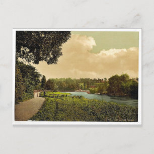 Carte Postale Richmond, vue sur la Tamise, Londres et banlieue,