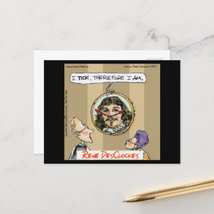 Carte Postale Rick London Bandes Dessinées Drôle Descartes